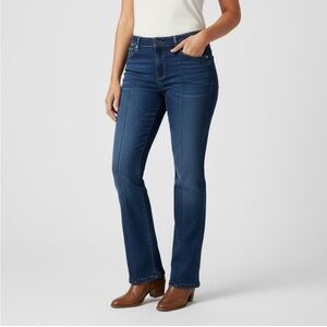 Levi Strauss Signature Vintage 90’s Stretch Dark Wash Bootcut Flare Denim Sz 18